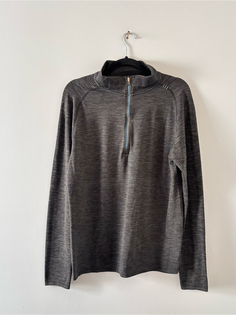 Lululemon Metal Vent Tech 1/2 Zip Grey Blue Pullover Lightweight